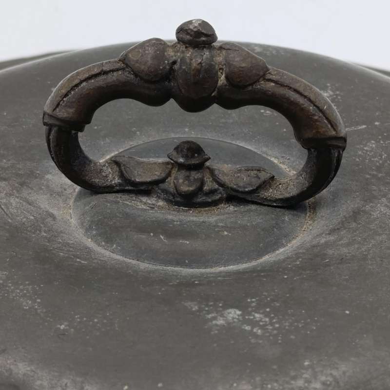 Antique Pewter soup tureen - no markings - circa 1880's