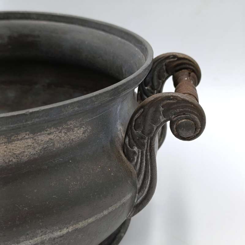 Antique Pewter soup tureen - no markings - circa 1880's