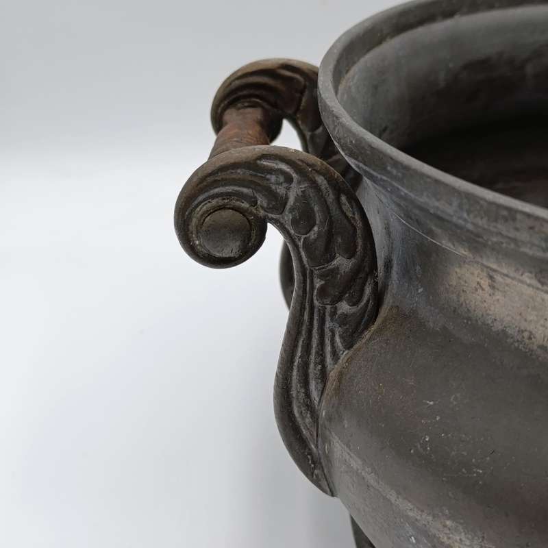Antique Pewter soup tureen - no markings - circa 1880's