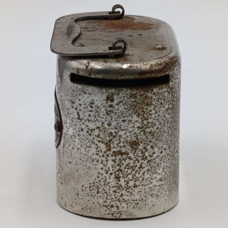 Vintage Standard Bank van Zuid-Afrika money box - no key #18594