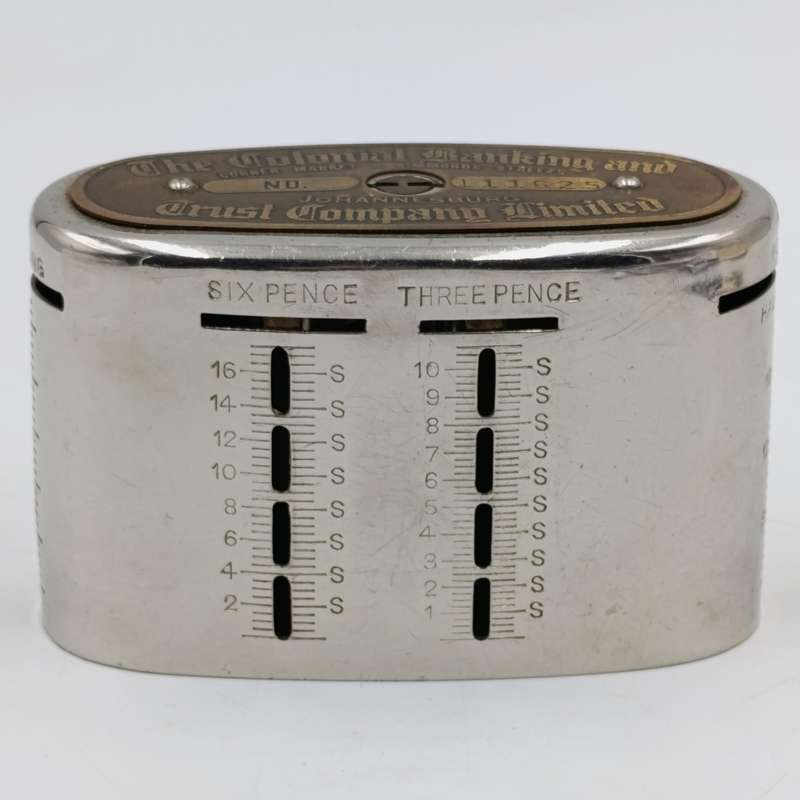 The Colonial Banking and Trust Co. Vintage money box No. 111625