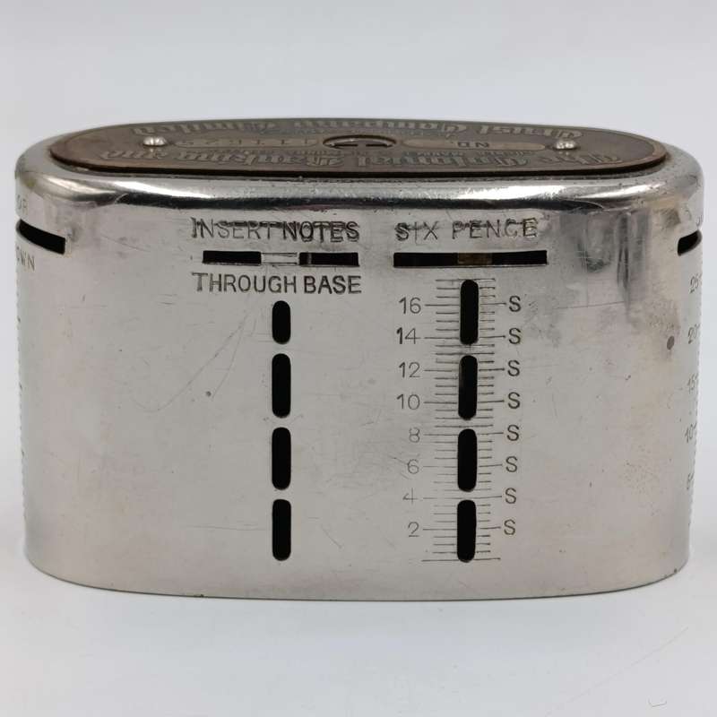 The Colonial Banking and Trust Co. Vintage money box No. 111625
