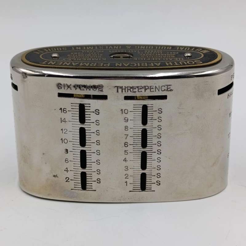 Vintage South African Permanent Mutual Building and Investment Society money box #11335