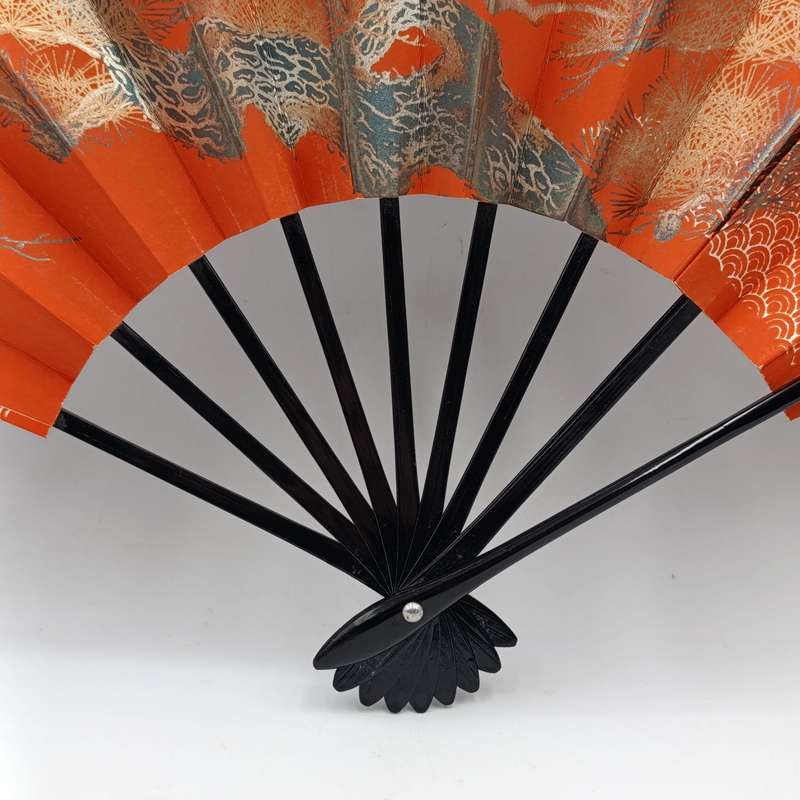Vintage Japanese Sensu hand fan in box - never used