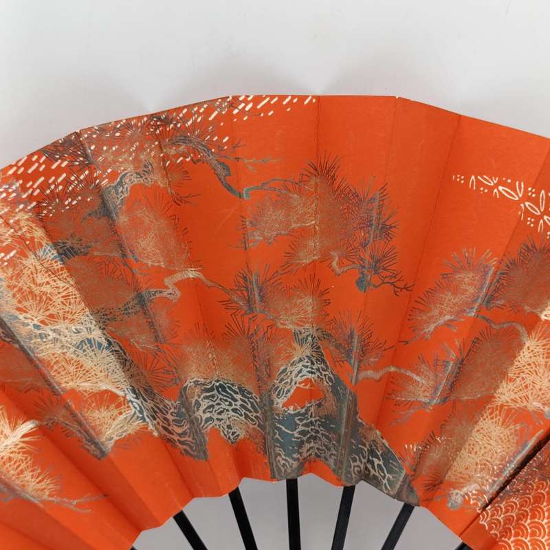 Vintage Japanese Sensu hand fan in box - never used