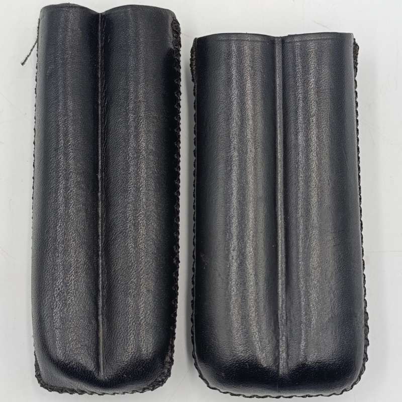Double Leather cigar holder - Black