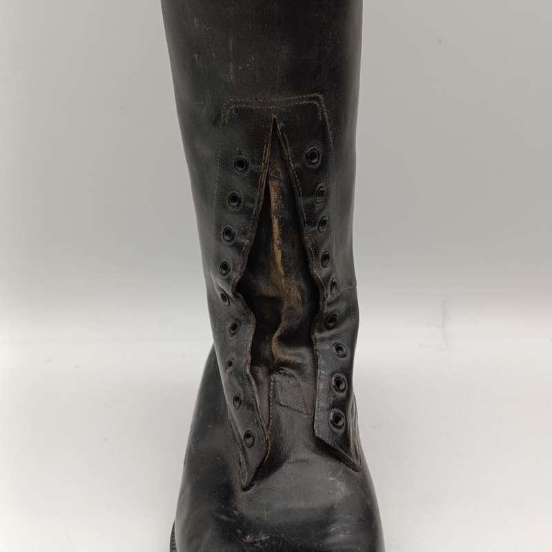 Pair of WW1 Flying Corps Officers black leather boots - looks like size 7