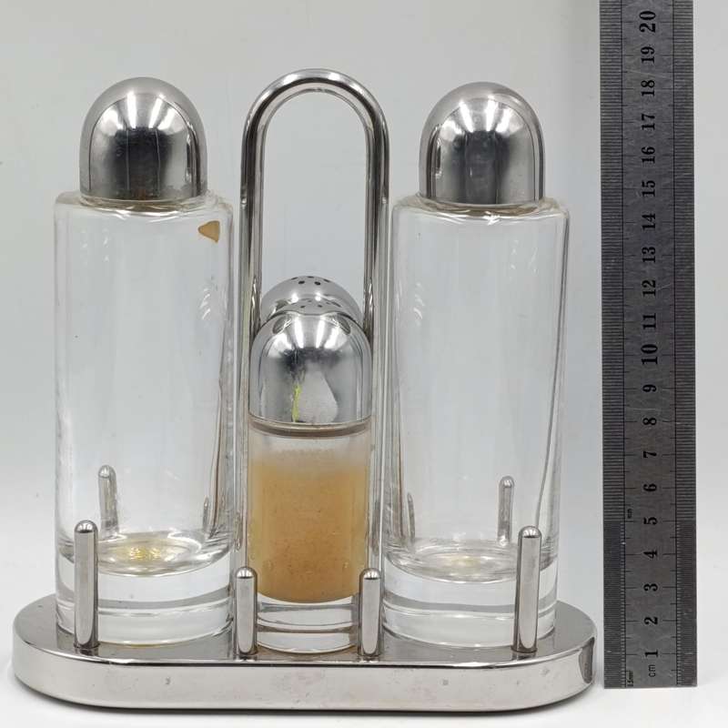 Alessi Italy Ettore Sottsass condiment set