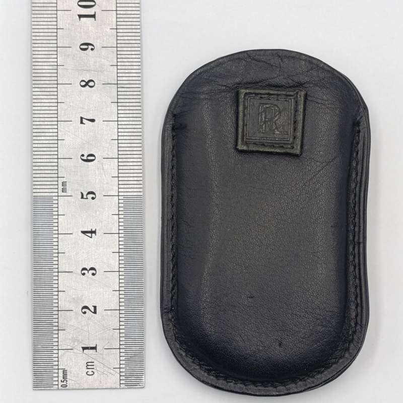 Vintage Sheffield England cigar cutter in pouch