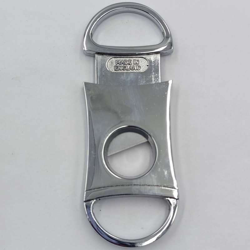 Vintage Sheffield England cigar cutter in pouch