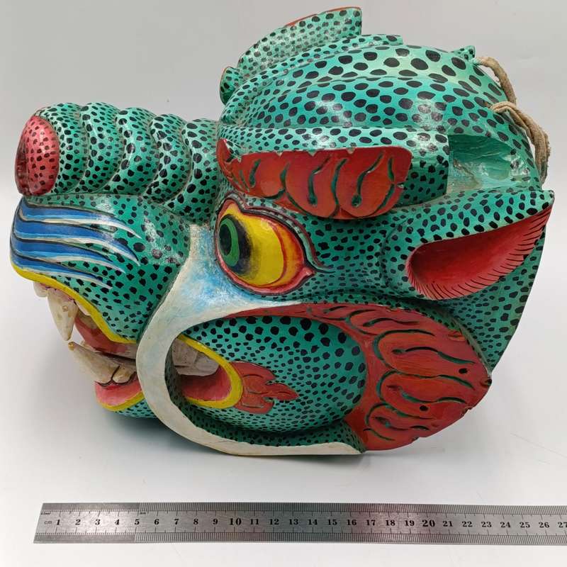 Thai wooden dragon mask