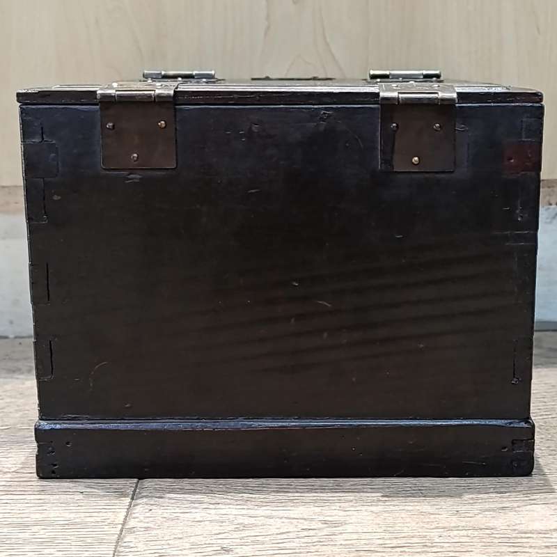 Antique Chinese jewellery box with mirror and 3 drawers