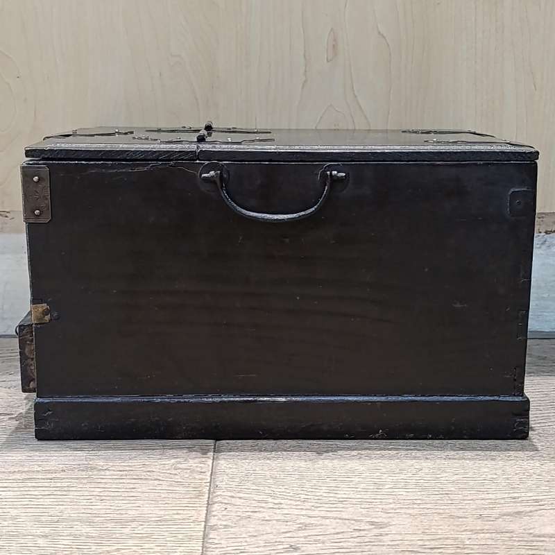 Antique Chinese jewellery box with mirror and 3 drawers
