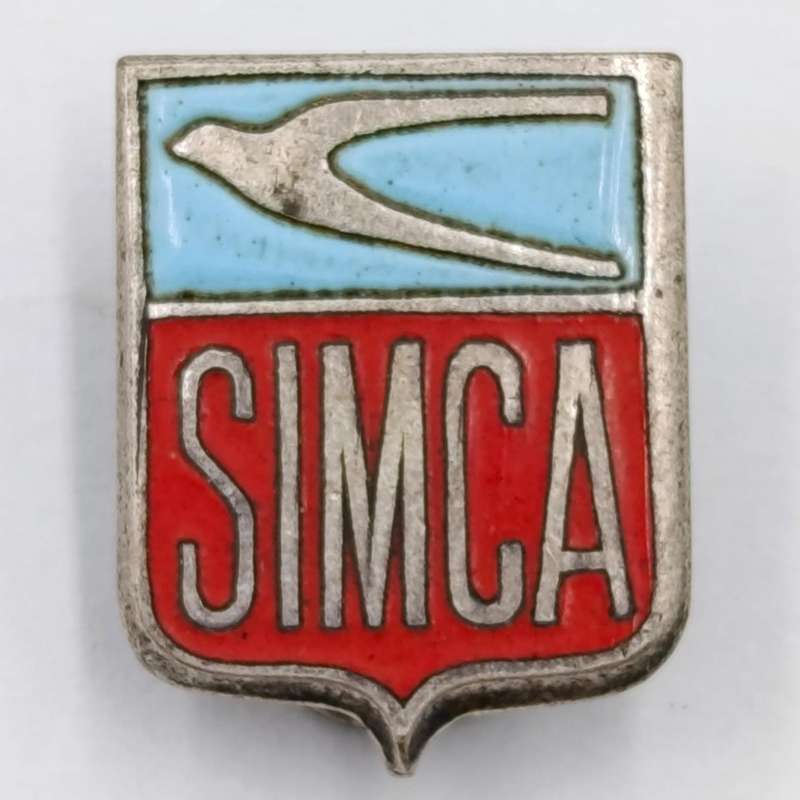 Vintage SIMCA button hole badge
