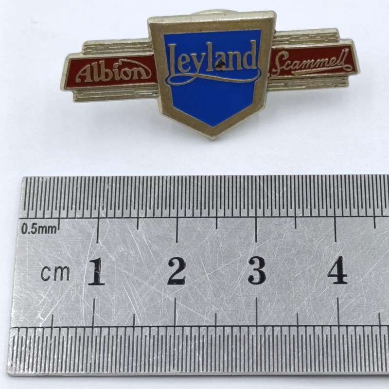 Vintage Leyland badge button hole