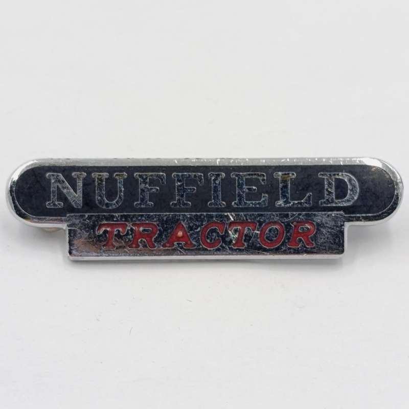 Vintage Nuffield Tractor Brooch badge