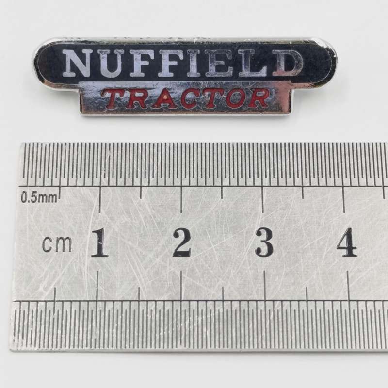 Vintage Nuffield Tractor Brooch badge