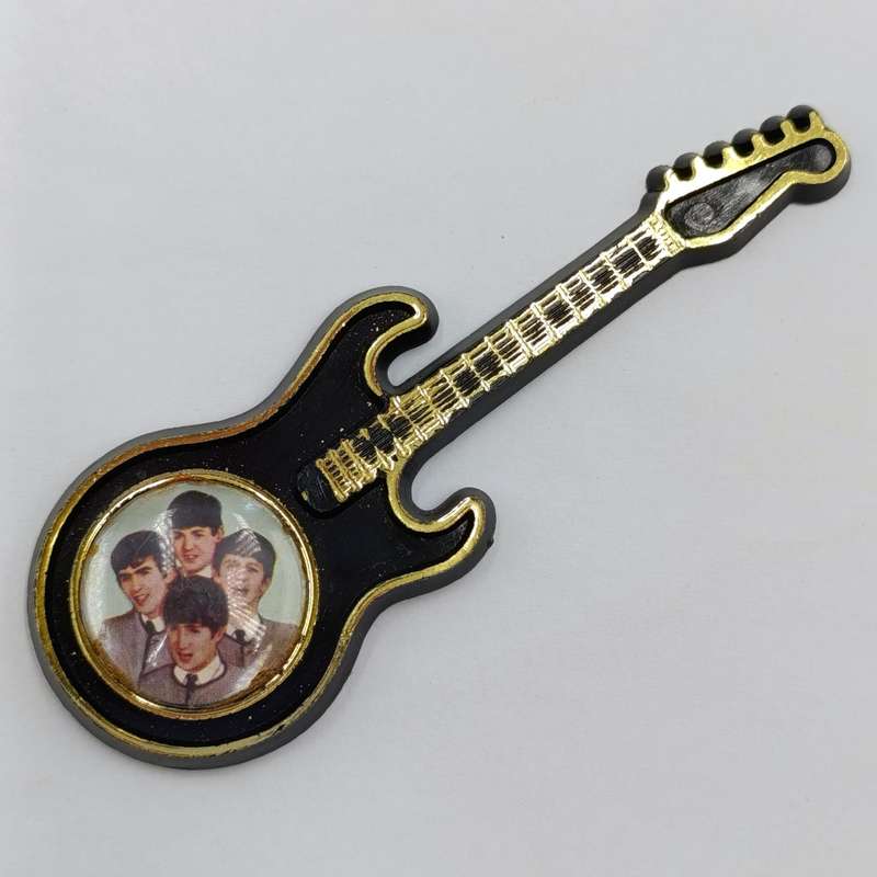 1960's Beatles Guitar Brooch