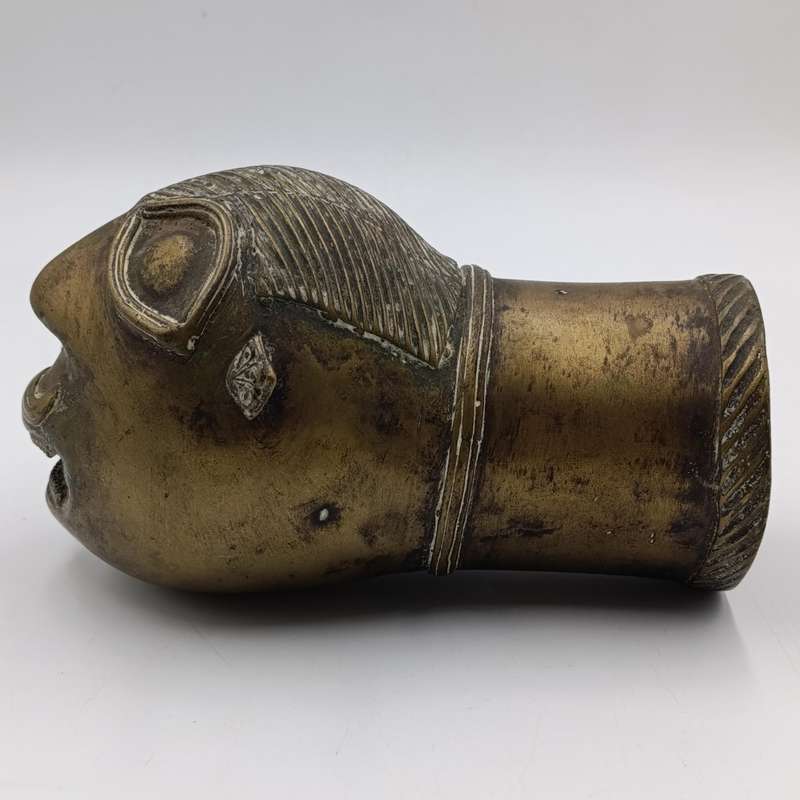 Pair of Indian Palanquin Finial 18th century bronze pole ends Rarely seen