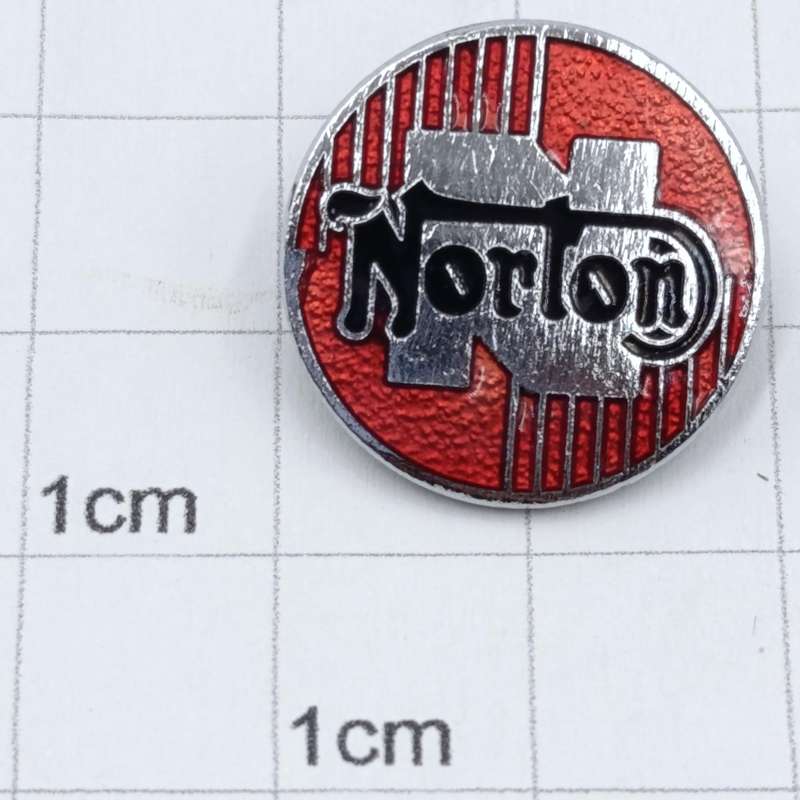 Norton motorcycle pin badge
