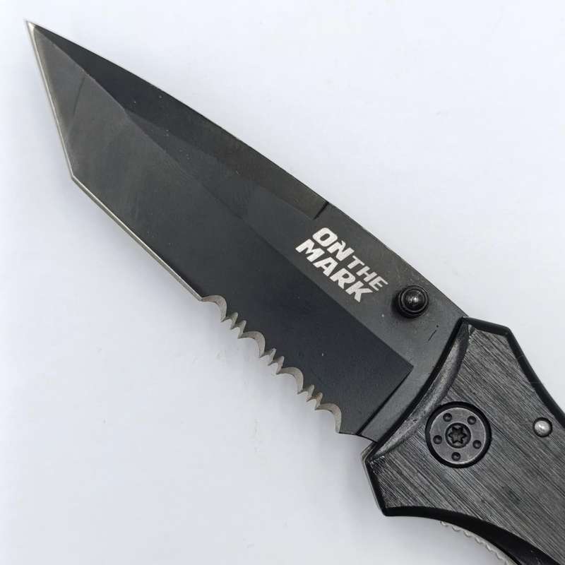 On the Mark tactical folding pocket knife