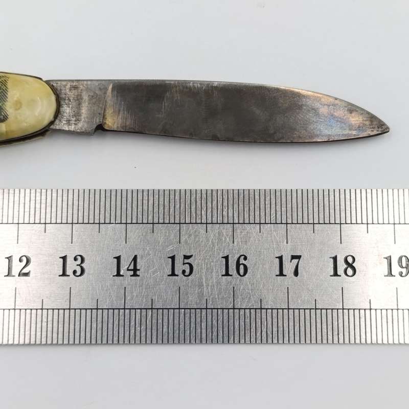 Vintage German pocket knife with pictures of towns