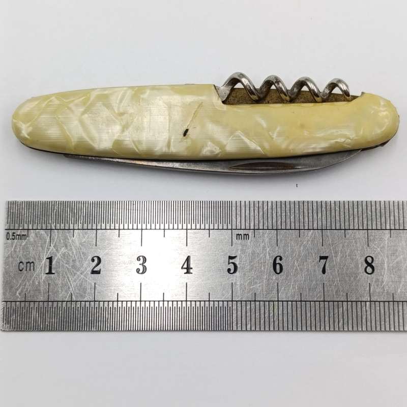 Vintage German pocket knife with pictures of towns