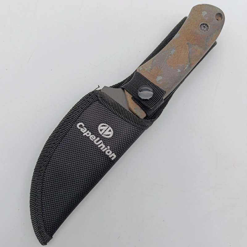 Cape Union fixed blade hunting dagger with sheath