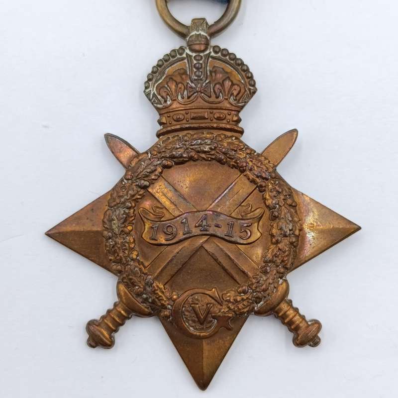 Set of 3 WW1 medals issued to Pte. H. Hossell, 8th Infantry