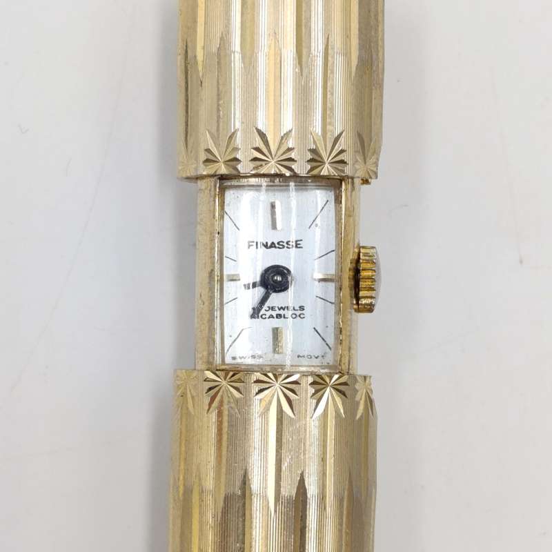 Vintage Finasse manual wind pendant watch - working - circa 1960's