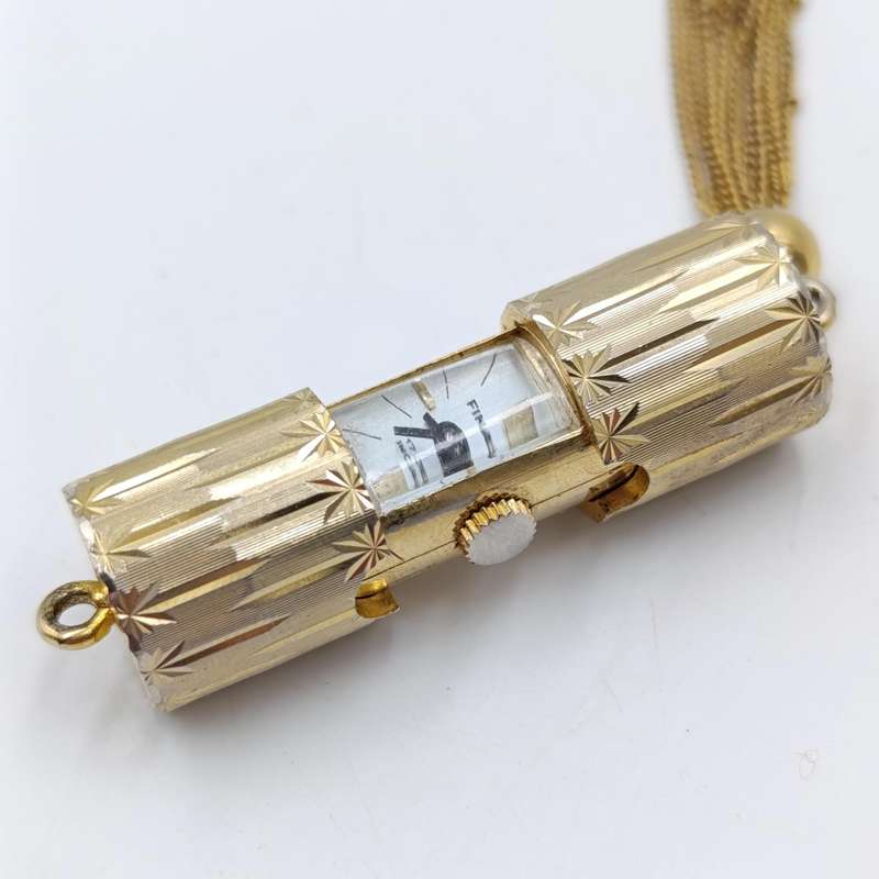 Vintage Finasse manual wind pendant watch - working - circa 1960's