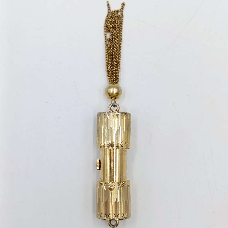 Vintage Finasse manual wind pendant watch - working - circa 1960's