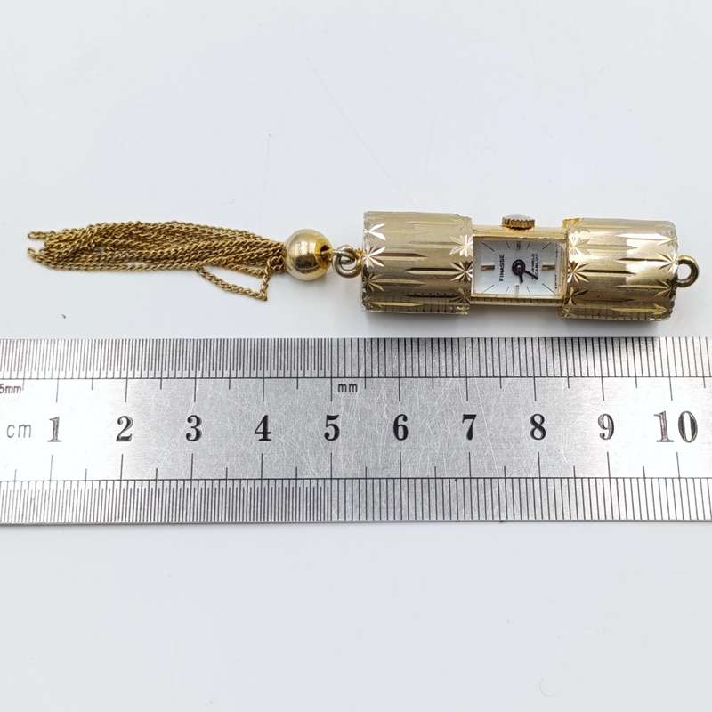 Vintage Finasse manual wind pendant watch - working - circa 1960's