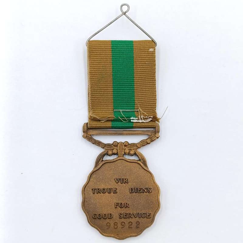 SADF 10 year good service medal #98922