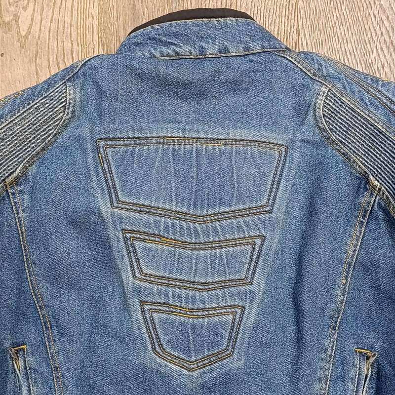 Cortech Rider Blues denim motorcycle jacket - size 42 / M