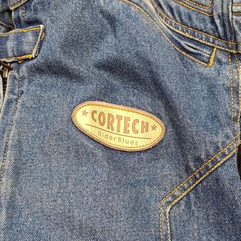 Cortech Rider Blues denim motorcycle jacket - size 42 / M