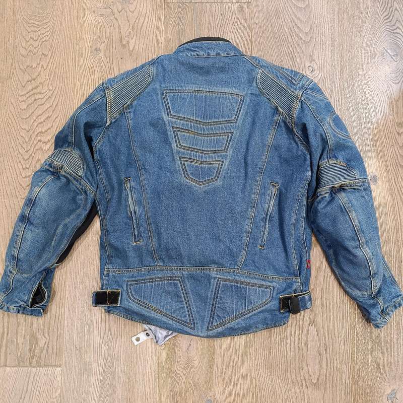 Cortech Rider Blues denim motorcycle jacket - size 42 / M