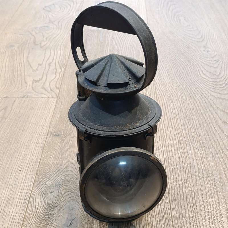 Vintage SA Railways signal lamp - rotation top is fixed