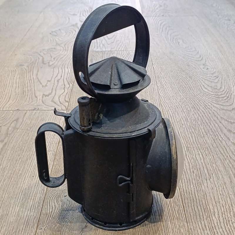 Vintage SA Railways signal lamp - rotation top is fixed