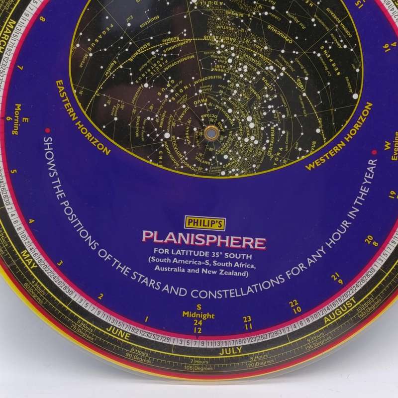 Vintage Philips Planisphere map of the stars