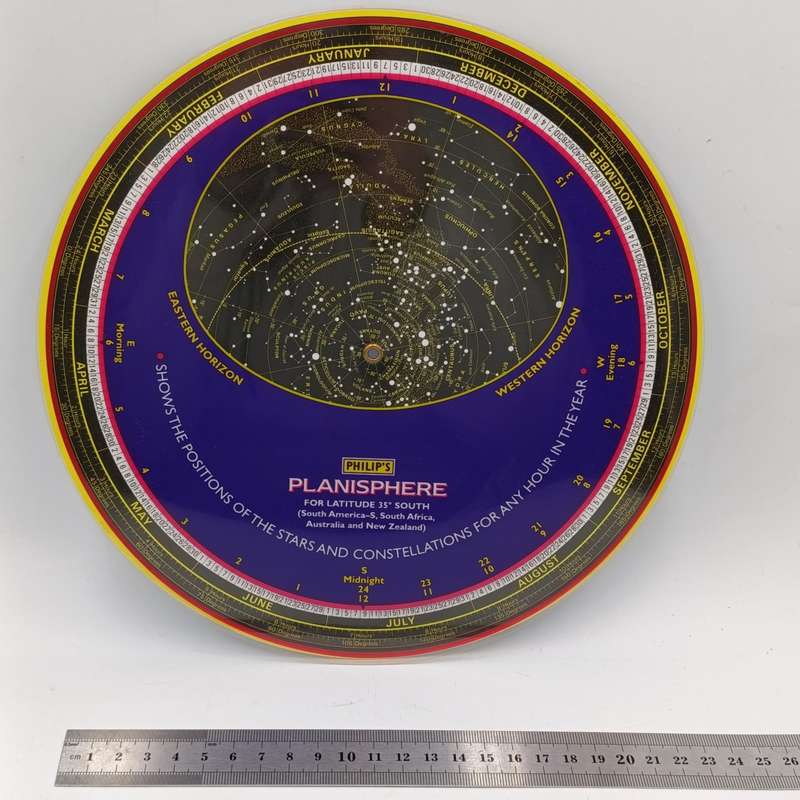 Vintage Philips Planisphere map of the stars