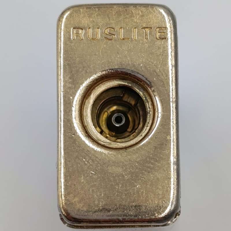 Vintage Ruslite pocket lighter - working