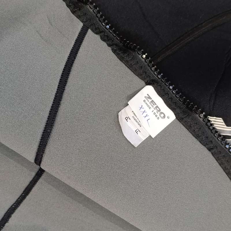 ZERO diving wetsuit - Top and bottom with Aqualine cap - size XXXL
