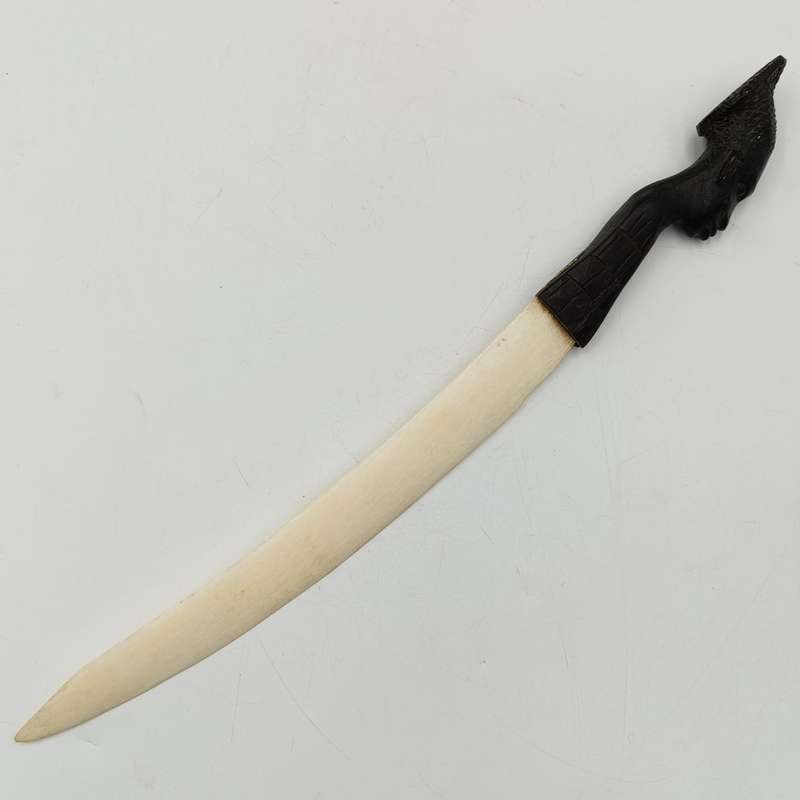 Vintage African art letter opener