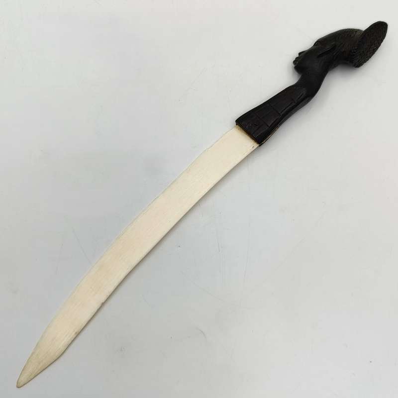Vintage African art letter opener