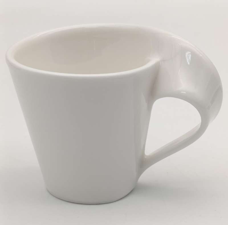 Villeroy and Boch espresso cup and saucer with Logitech advertising in box