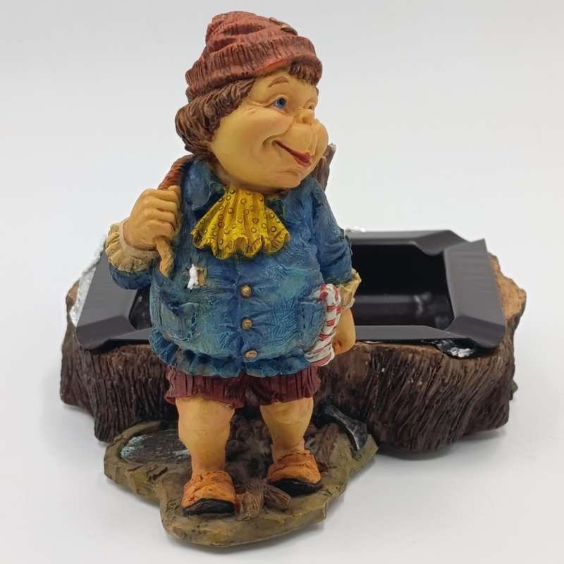 Laaf collection Lusky figurine ashtray in box