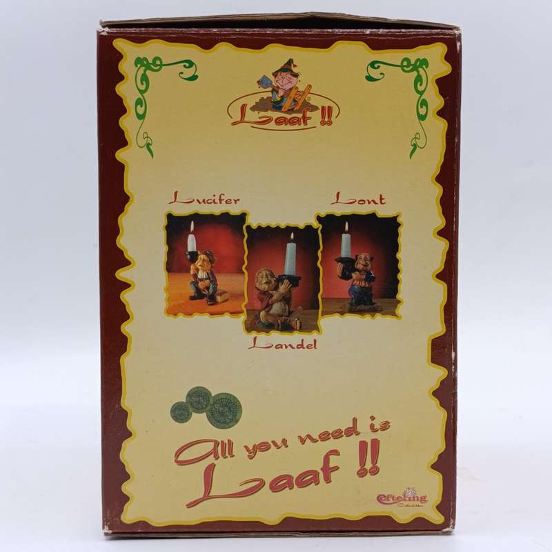 Laaf collection Lighter figurine candleholder in box
