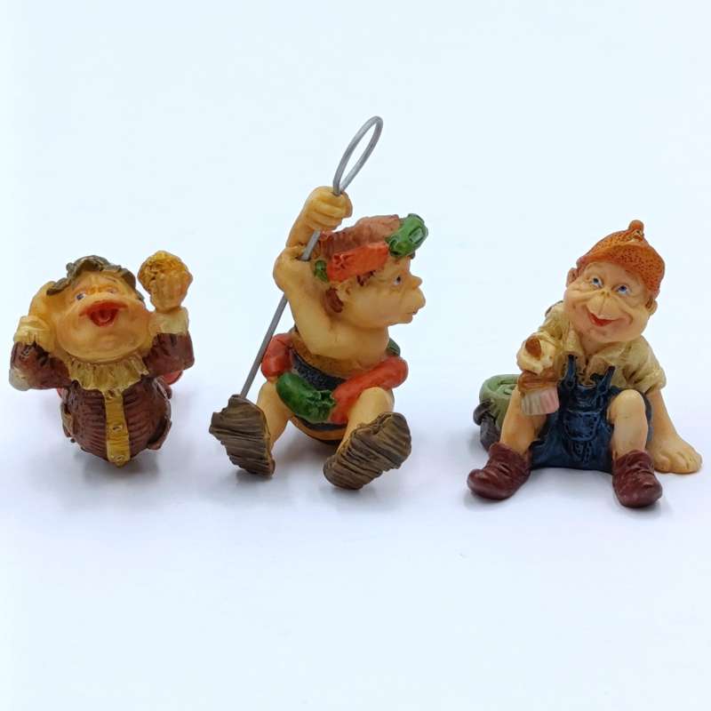Set of 3 Mini Laaf figurines - no box - box set #3