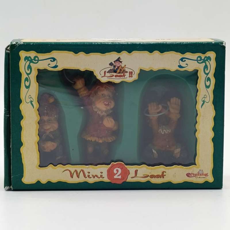 Set of 3 Mini Laaf figurines in box - box set #2